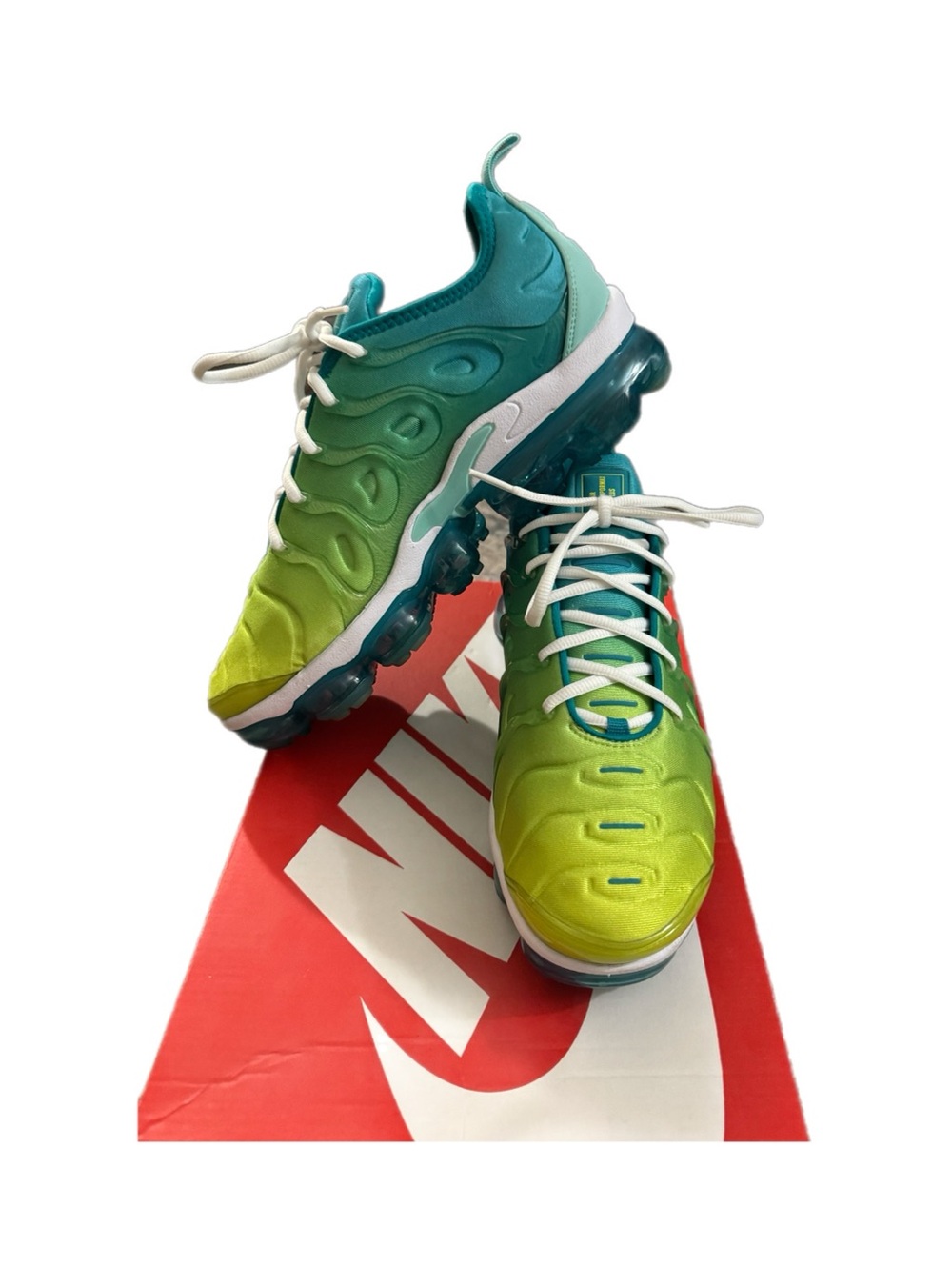 VNDS Nike women’s VaporMax plus lemon lime OG box size 10